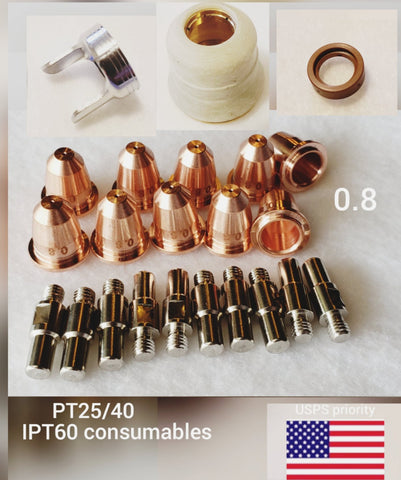 Plasma consumables nozzles,tips for IPT60,IPT40,IPT25